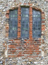 red brick west window