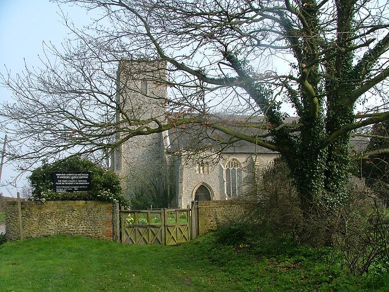 sea frets in the trees around St Andrew