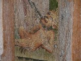 detail: Saint Juliana's devil on a halter