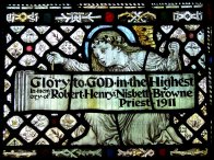 'Adoration of the Shepherds' by Anning Bell, 1911: detail