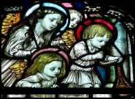 'Adoration of the Shepherds' by Anning Bell, 1911: detail