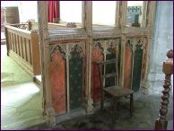 Rood screen dado