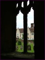 View of the pub from the porch - very civilised