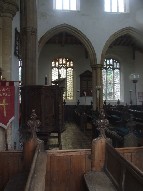 across the nave