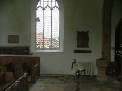 through the south window: a view of the nave inside
