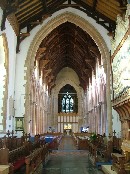 into the vast ness of the chancel