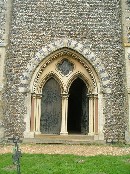 south entrance beneath the tower