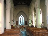 looking east to the truncated chancel