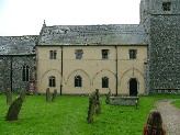 arcade set in the north wall