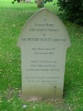 Notable name in the graveyard