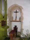 Rood group in the former north doorway