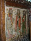 Screen: St Jude (VII), St Bartholomew (VIII), St Simon (IX)