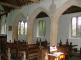 The pretty south arcade and mini-aisle