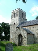 clean lines of a small church