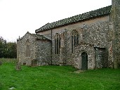 north side with porch and transept