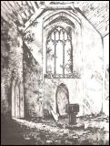 1972: last sight (drawing of west end for Norfolk Churches)