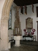 font in the north aisle