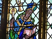 detail: St Felix lights a candle