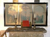 battered old table tomb