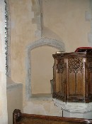 former entrance to rood loft stair