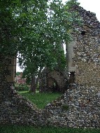 through the east window