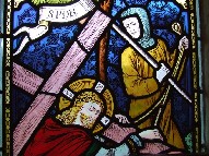 Christ carries his cross