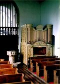 pretty organ tucked up one corner (c)Peter Stephens