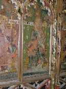 Lessingham screen: VIII: Superimposed figure of St Augustine