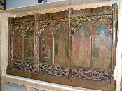 Lessingham screen: south side, VII-XII (distorted slightly by perspective)