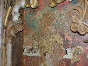 Lessingham screen: St Ambrose (IX, detail)