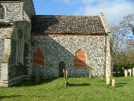 blocked Decorated windows in the chancel