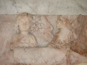 alabaster memorial detail
