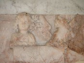 alabaster memorial detail