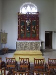 Bodley in the north aisle chapel