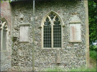 South chancel wall