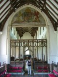 Chancel: looking west
