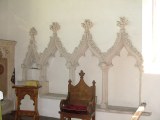 Piscina and sedilia