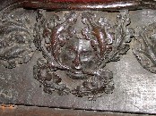 misericord: green man