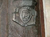 14th century chancel aisle screen detail