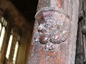 14th century chancel aisle screen detail