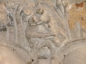 13th century capital: detail