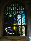 north porch detail: west window