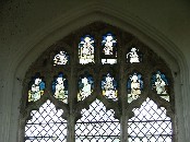 15th century glass at Magdalen