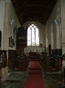 into the chancel