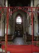 looking west from the chancel