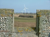 Somerton wind farm from the top of the tower