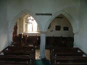 the arcade to the transept