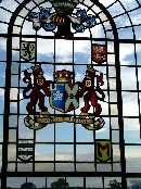 window in the Hasting family pew