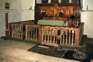 Norfolk's only three-sided altar rails (c) John Salmon