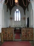 Looking east through the screen